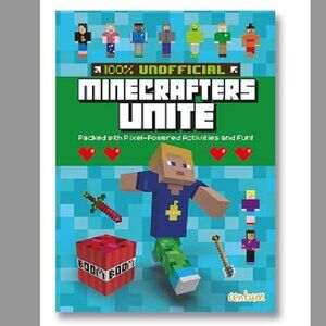 100% Unofficial Minecrafters Unite Annual 2021 Paperback Book.